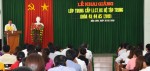 Thầy Trần Minh Tố - Phó Hiệu trưởng Trường phát biểu khai giảng lớp